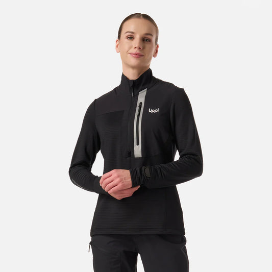 Karova Nano-F 1/4 Zip Polerón Trekking Mujer