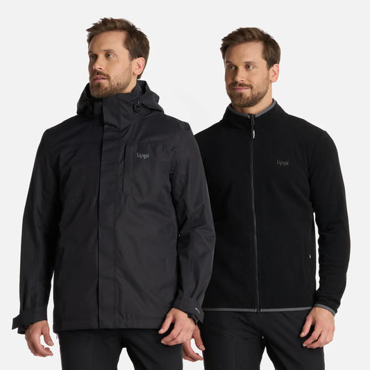 Tres Cruces Fusion-3 Hoody Jacket 3 en 1 para Hombre